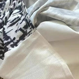 Patcute  2k Clothes Summer Korean Fashion Tops O Neck Short Sleeve Slim Tees Tie Dye Fake Two Piece Patchwork Design Sense Women T-shirts