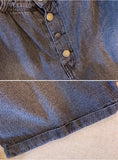 Patcute  Plus Size Summer Hot Pants For Women Large Size Loose Black Blue Cotton Pocket Denim Shorts 3XL 4XL 5XL 6XL 7XL Female Clothing