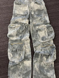 Patcute   Camouflage Cargo Pants Women Fashion Multiple Pockets Loose Long Pant Femme Street High Waist Jeans Woman Trousers Autumn