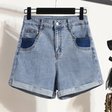 Patcute  Plus Size L-5XL Y2K Denim Shorts For Women High Waist Fashion  Summer Street Hot Sexy Jean Pant Female Free Shipping Clothes