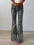 Patcute   Retro High Waisted Jeans Woman 2023 Autumn Winter Loose Slouchy Jeans Femme Street Fashion Slim Denim Pants Woman Bottomn