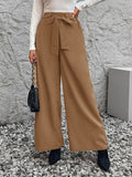 Patcute Tied High Waist Wide Leg Pants