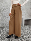 Patcute Tied High Waist Wide Leg Pants