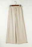 Drawstring Wide Leg Pants