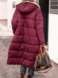 Patcute Plus Size Zip Up Sherpa Hooded Coat