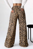 Patcute Leopard Wide Leg Pants