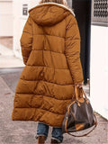 Patcute Plus Size Zip Up Sherpa Hooded Coat