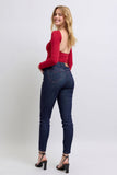 Patcute Judy Blue Full Size Heart Shaped Back Pockets Skinny Jeans