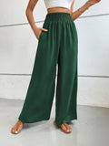 Patcute Wide Leg Pants with Pockets