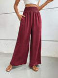 Patcute Wide Leg Pants with Pockets