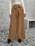 Patcute Tied High Waist Wide Leg Pants