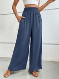 Patcute Wide Leg Pants with Pockets