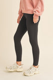 Patcute Yelete Full Size Fleece Lined High Waisted Leggings