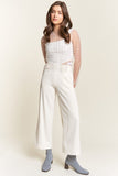 Davi & Dani Wide Leg Mid-Rise Pants