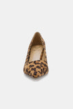 Patcute Beast Fashion Faux Suede Leopard Point Toe Pumps