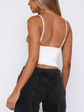 Patcute Ruched V-Neck Cami