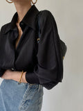 Patcute Charlotte Oversized Button Up Collared Shirt