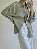 Patcute Charlotte Oversized Button Up Collared Shirt