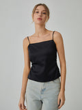 Patcute Knotted Backless Tank Top