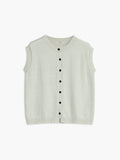 Patcute Casual Button Up Sweater Vest