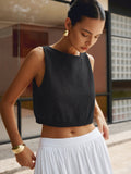 Patcute Cotton Blends Crop Top