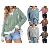 fall outfits women 2024 Autumn and Winter Knitted Pullover Lapel Women's Clothing New Hot Selling TK Hot Selling Retro Pattern