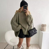 barn jacket outfits Women's 2024 Spring and Autumn New Elegant round Neck Simple Fashion Style Thin Sweater