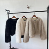 1980s fashion trends Fur Coat Short Tocas Fur Women's Casual Street Style Fox Fur Women's Clothing