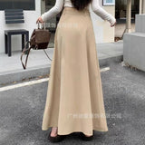 guys in skirts 2024 Women's Bow Skirt A- Line Skirt High Waist Slimming Skirt