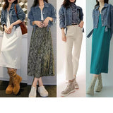 fall 2024 fashion trends Denim Coat Short Ripped Loose Long Sleeve Spring and Autumn Jacket for Women Summer