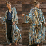 Patcute Boho Kimono Rayon Print Long Cardigan Bikini Cover Up Boho Loose Summer Dresses for Women Beach Robe Vestidos blusas