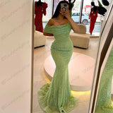 Patcute Luxury Sparkling Beautiful Evening Dresses Fascinating Exquisite Mermaid Sexy Backless Simple Slimming Mopping Prom Gowns 2024