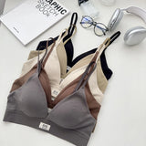 Patcute And Beautiful Underwear, Women's Triangle Cup, Big Breasts, Small Breasts, Push-Up, No Steel Ring, Thin Girl's Bra