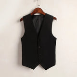 Patcute  #0710 Summer V-Neck Vest Women Thin Loose Waistcoat Single Breasted Sleeveless Blazer Female Slim Short Vest Femme Slim Buttons