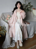 Patcute Elegant Vintage Fairy Dress Women 2023 Summer Long Sleeve Casual Princess Dress Female Court Retro Even Party Dress Korean Style