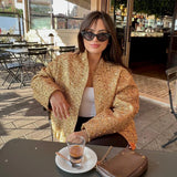 Patcute Women's Sequined Bomber Jacket Fall O Neck Long Sleeve Pocket Stretch Hem Sequins Jacket Coat Female Chic Outerwear