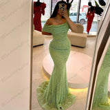 Patcute Luxury Sparkling Beautiful Evening Dresses Fascinating Exquisite Mermaid Sexy Backless Simple Slimming Mopping Prom Gowns 2024