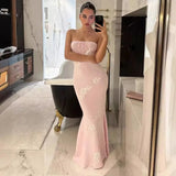 Patcute Rose Knitted Maxi Dress Women Sexy Strapless Summer Dress Elegant Sleeveless Holidays Party Wedding Bodycon Dress 2024 Pink