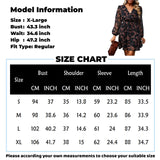 Patcute  Elegant And Pretty Women’s Dress Dot Print Chiffon Deep V Neck Short Dresses For Women Spring And Autumn Dress See-through Skirt