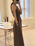 Patcute V-Neck Dress For Women'S Summer 2024, New Elegant And Sophisticated French Style Exquisite Casual Long Dress