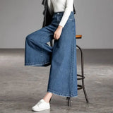 Patcute  Wide Leg Jeans Women New Korean Dongdaemun 2024  High Waist Baggy Mom Jeans Streetwear Pant Pants Y2k Clothes 2000s Womens Width