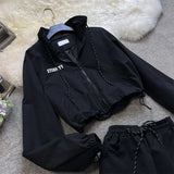 Patcute Spring 2 Peices Sexy Dress Set Women Jacket Suits Korean Fashion Outfits Slim Long Sleeve Y2k Coat and Skinny Mini Skirts Sets