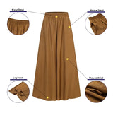 Patcute  Spring And Summer Women's Plus Size Wide Leg Pants Cotton Linen Retro Minimalist Mid Rise Elastic Drape Straight Leg Trousers