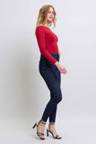 Patcute Judy Blue Full Size Heart Shaped Back Pockets Skinny Jeans