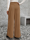 Patcute Tied High Waist Wide Leg Pants