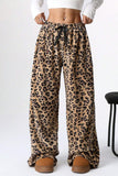 Patcute Leopard Wide Leg Pants