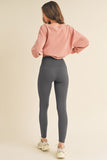 Patcute Yelete Full Size Fleece Lined High Waisted Leggings