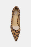 Patcute Beast Fashion Faux Suede Leopard Point Toe Pumps