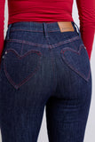 Patcute Judy Blue Full Size Heart Shaped Back Pockets Skinny Jeans