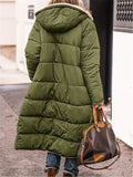 Patcute Plus Size Zip Up Sherpa Hooded Coat